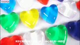 “彩虹心”果冻教程来啦！一个颜色一种心情，放假在家试试吧！