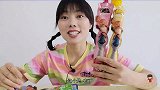 美食开箱：小姐姐花式吃布丁，果冻打底来作画，变成笑脸好吃甜