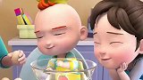 超级宝贝：宝贝是大厨师，准备做甜甜圈，给大家露一手