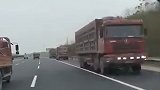 北京大货车高速路排队逆行 警方：严惩 9人被刑拘