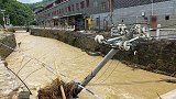 贵州碧峰镇洪灾镇街受淹严重 已致5人遇难8人失联