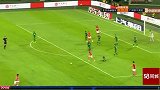 杨立瑜右路高速下底回传 韦世豪趁乱禁区侧身精彩挂射