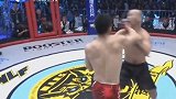 光头日本老将被中国拳王骑在身上暴打 台下观众看的热血沸腾