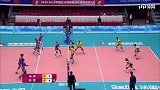 排超联赛-天津女排两连败送山东晋级 宋美丽高速扣球显霸气