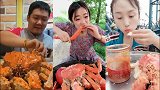 爱美食，吃货直播螃蟹,胃口不小啊，第242节