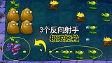 植物大战僵尸54：红衣男孩到了家门口，3个反向射手极限拯救