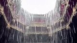 古人设计的天窗不管下多大的雨，也不怕房子会被淹了！