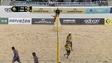 沙排-14年-沙排巡回赛上海站男子半决赛：巴西（佩德罗&埃曼努尔)vs意大利(尼科莱&卢珀)第2局-全场