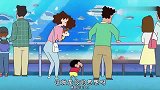 蜡笔小新：广志一家去水族馆看花园鳗，花园鳗真可爱
