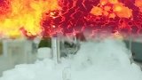 如果将液氮倒进火山会发生什么？