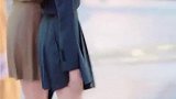 穿蓝衣服小姐姐,听说是韩国第一网红女神