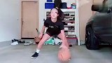 篮球-未来是她的！中国6岁小女孩练习运球展现基本功-专题