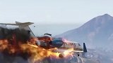 私人飞机着火，坠毁山间飞机