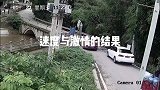 监控无意间拍下的一幕，就这水平也敢玩速度与激情