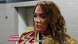 WWE-18年-第34届摔跤狂热赛后采访 贾克斯：如果有人欺负我 我不会放过她-花絮