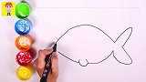 手工绘画小金鱼