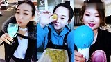 大妹子直播喝气泡酒，看着真过瘾，是我向往的生活