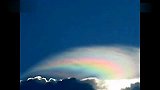 南佛罗里达州惊现奇特的“火彩虹”云