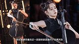 欧阳娜娜掀起时尚风暴！穿暗黑风旗袍拉琴，不愧是大提琴小公主