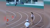 女高中生操场跳高 没有修过的大长腿什么水平?