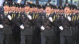 阅兵仪式全体官兵集结完毕 等待接受祖国的检阅