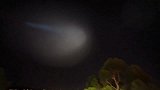 洛杉矶上空出现巨大蓝色的UFO