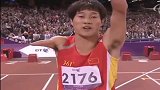 中国选手赵旭，以最难的起跑方式，最终以11秒05夺冠