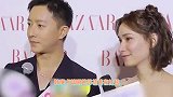 好甜！韩庚卢靖姗携手出席芭莎慈善夜，女方眼里有藏不住的星星