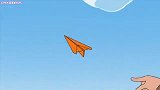 蜡笔小新新番：飞得远的纸飞机，小新和正南在河边哦