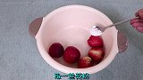 原来清洗油桃这么简单，我也是刚学会，抓紧试试