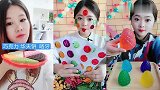 美女直播吃彩色巧克力、果冻大松果，各种口味任意选，向往的生活