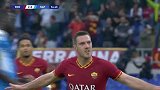 第55分钟罗马球员韦勒图点球进球 罗马2-0那不勒斯