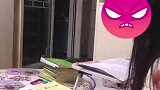 学生成绩考得不理想，女老师连夜模拟怎么训话