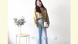 宽松卫衣搭配阔腿裤，显出你的随性不一般