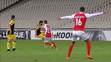 第89分钟雅典AEK球员瓦希兰托诺普洛斯进球 雅典AEK2-4布拉加