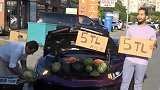 为吸粉拼了？伊朗网红用兰博基尼摆摊卖瓜 却因违反交规面临罚款