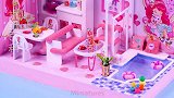 给玩具娃娃做粉色草莓系迷你房间，成品非常漂亮，小孩子都喜欢
