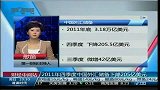 2011年四季度中国外汇储备下降205亿美元