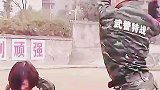 软妹子蜕变成军中霸王花，这样的抗击训练令人心疼