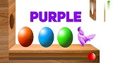 益智色彩启蒙 玩具球跳过彩色的鸡蛋