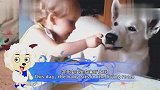 宝宝给狗子表演电子琴独奏，狗子立马捂住耳朵，宝宝：很难听吗