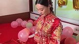 这样腼腆的新娘，真不多了！