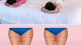 女生再懒也要练！ 每天睡前100个，清理腹股沟毒素，不知不觉皮肤变好了，胯宽改善了，腿细了直了，穿裤子更好看了