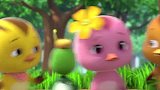 萌鸡小队：蚱蜢宝宝作为萌鸡队长，在队员们面前跳跃