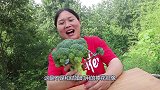 吃了30年西兰花，还是胖妹最会吃，1人吃1盆，比红烧肉还解馋