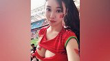 C罗火爆国内女球迷！现场看球令人无法专心