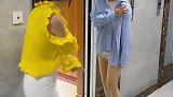 大白天穿个鸳鸯鞋，笑死人了！
