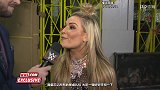 WWE-18年-RAW第1304期赛后采访 娜塔莉亚：要大吃一顿庆祝赢得合约阶梯参赛资格-花絮