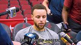 库里赛前：杜兰特受伤我们要调整 要打出自信和侵略性