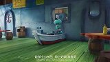 海绵宝宝：海绵宝宝的精力真旺盛，一到上班的时间，章鱼哥就头疼